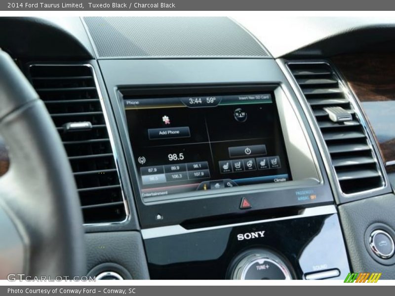 Tuxedo Black / Charcoal Black 2014 Ford Taurus Limited