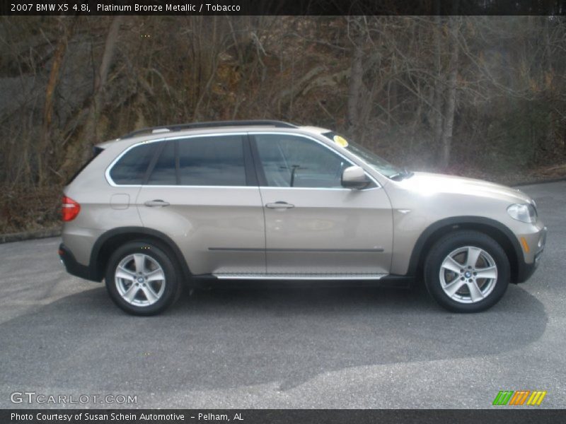 Platinum Bronze Metallic / Tobacco 2007 BMW X5 4.8i