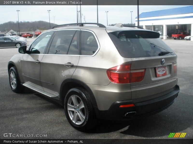 Platinum Bronze Metallic / Tobacco 2007 BMW X5 4.8i