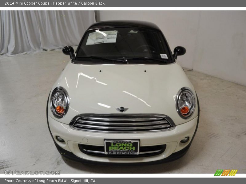 Pepper White / Carbon Black 2014 Mini Cooper Coupe