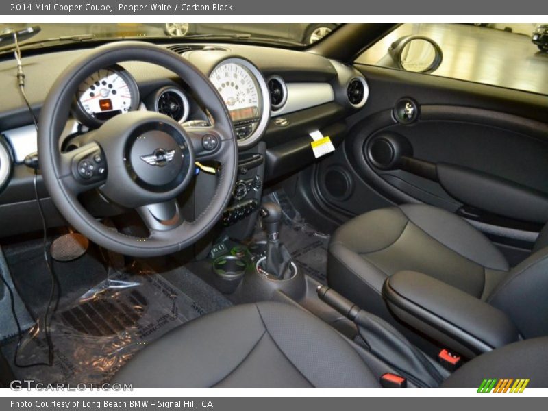 Carbon Black Interior - 2014 Cooper Coupe 