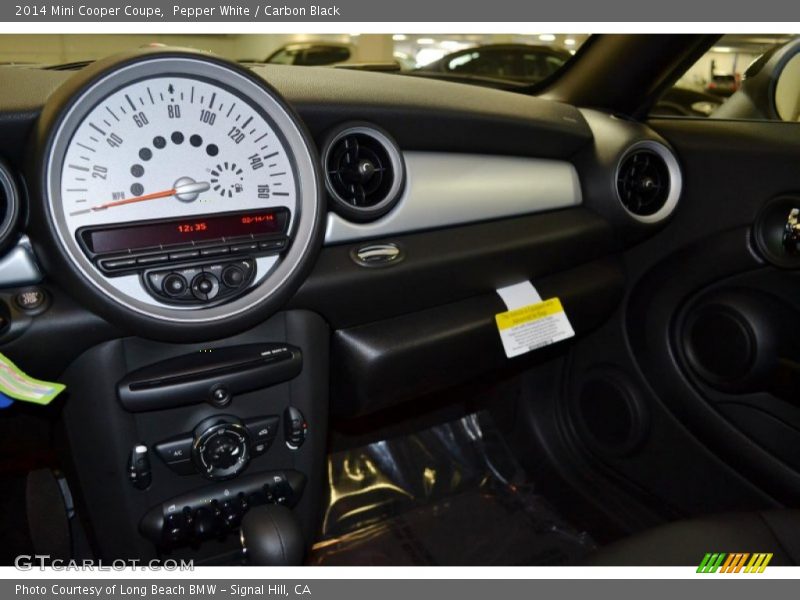 Pepper White / Carbon Black 2014 Mini Cooper Coupe