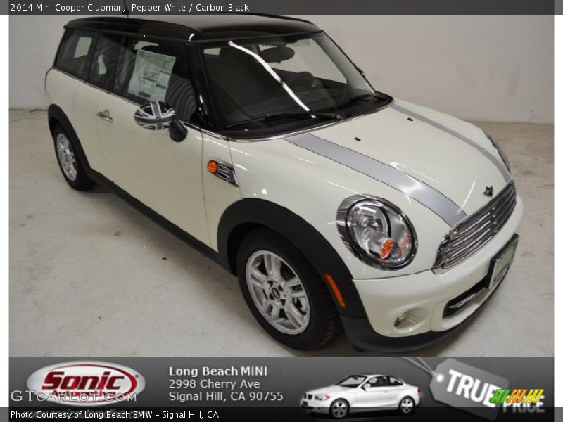 Pepper White / Carbon Black 2014 Mini Cooper Clubman