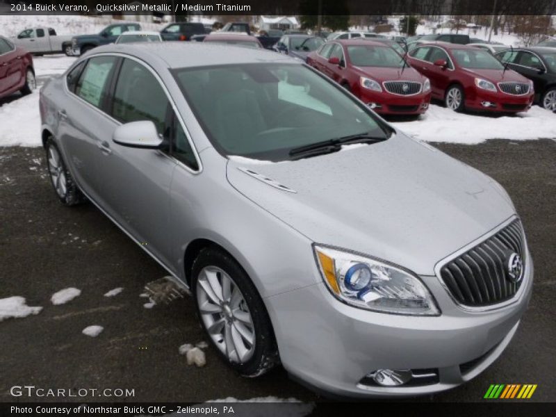 Quicksilver Metallic / Medium Titanium 2014 Buick Verano