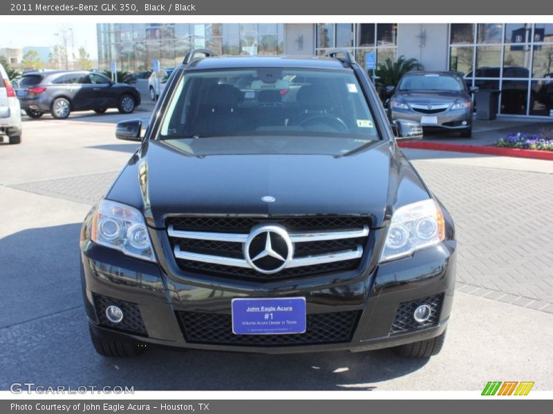 Black / Black 2011 Mercedes-Benz GLK 350