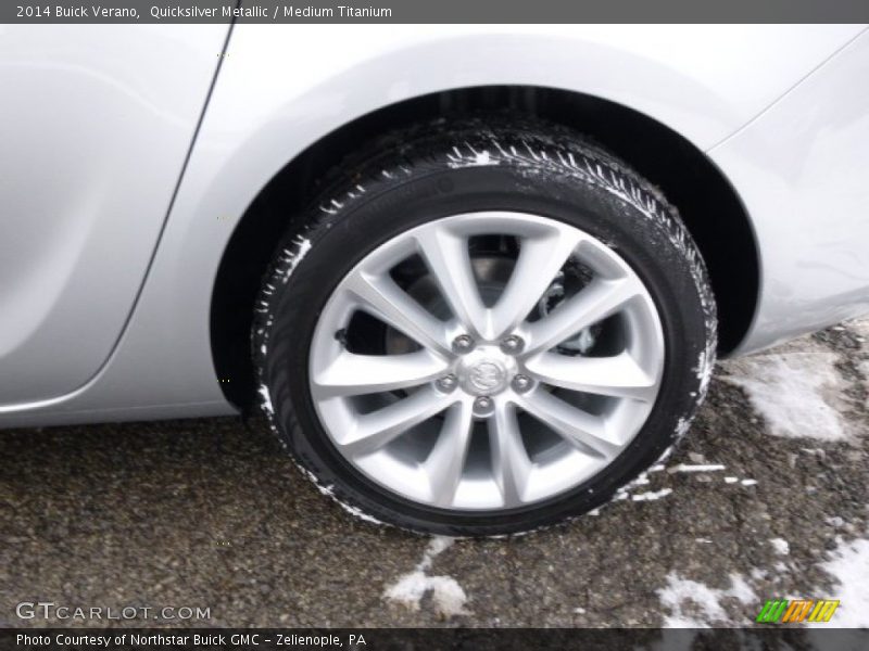 Quicksilver Metallic / Medium Titanium 2014 Buick Verano