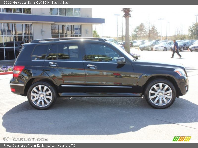 Black / Black 2011 Mercedes-Benz GLK 350