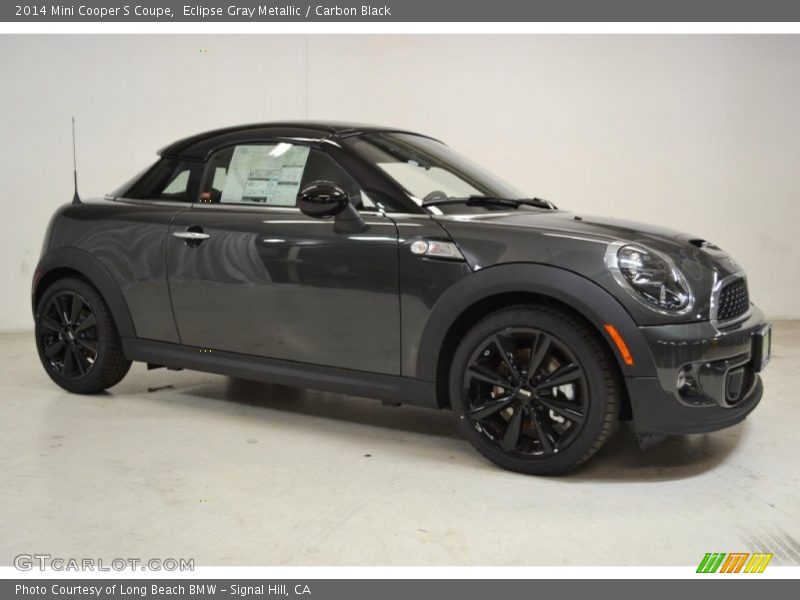 Eclipse Gray Metallic / Carbon Black 2014 Mini Cooper S Coupe