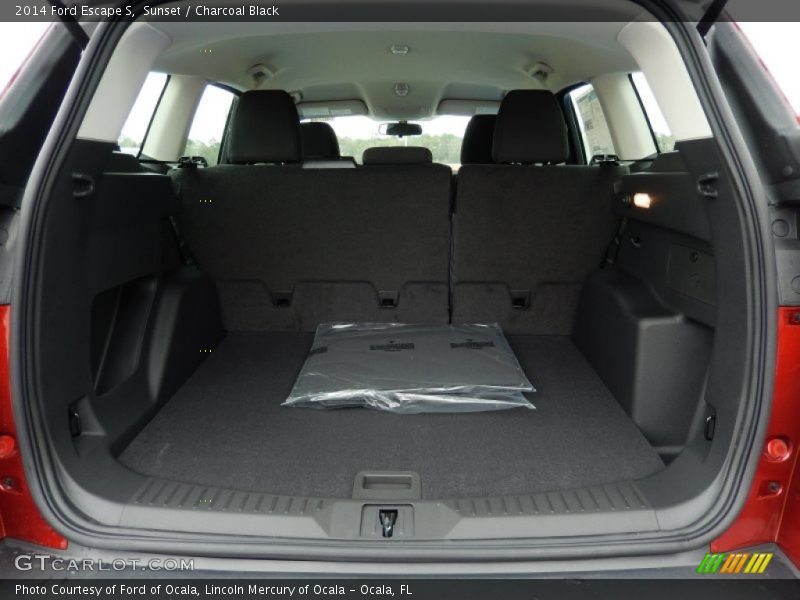 Sunset / Charcoal Black 2014 Ford Escape S