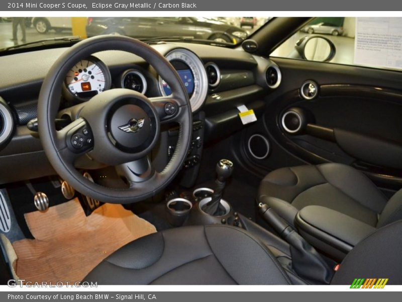 Eclipse Gray Metallic / Carbon Black 2014 Mini Cooper S Coupe