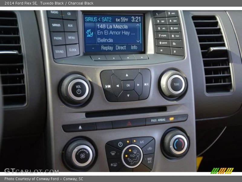 Tuxedo Black / Charcoal Black 2014 Ford Flex SE