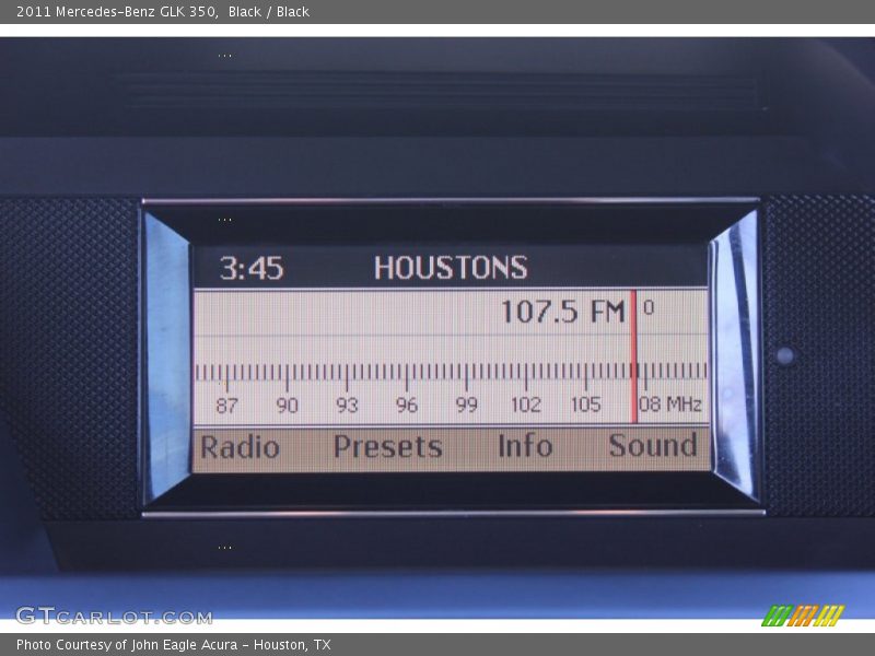 Black / Black 2011 Mercedes-Benz GLK 350
