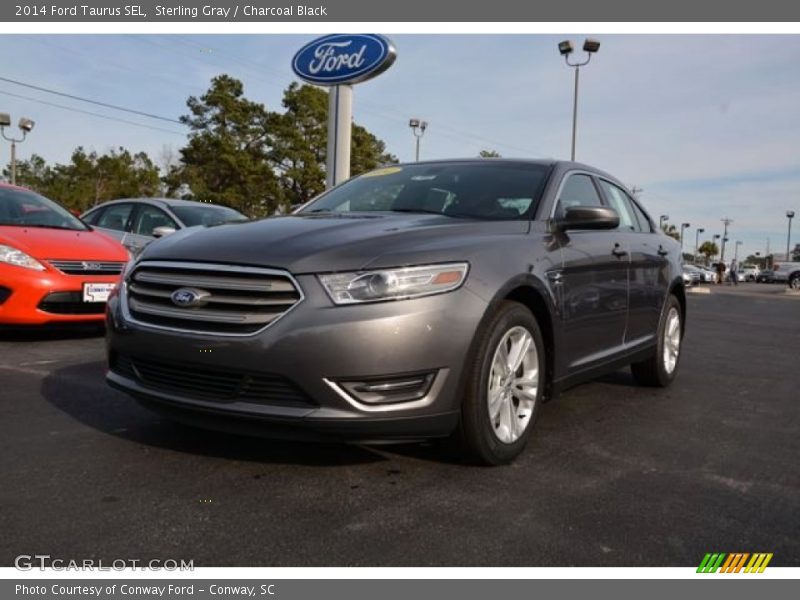 Sterling Gray / Charcoal Black 2014 Ford Taurus SEL