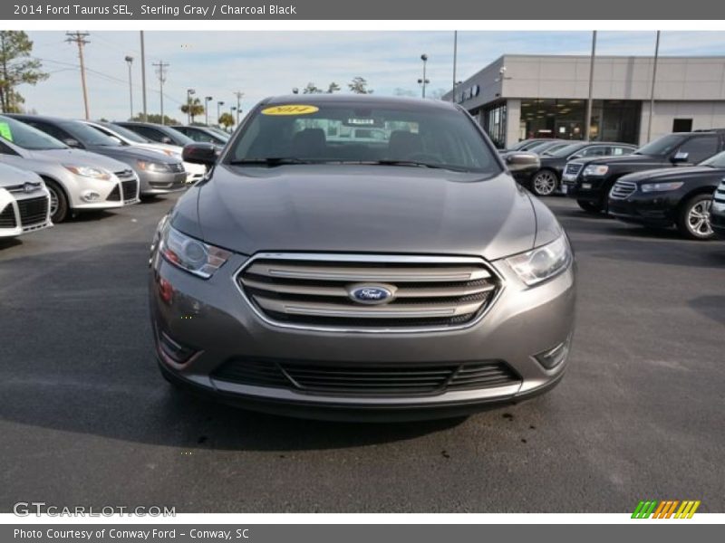 Sterling Gray / Charcoal Black 2014 Ford Taurus SEL