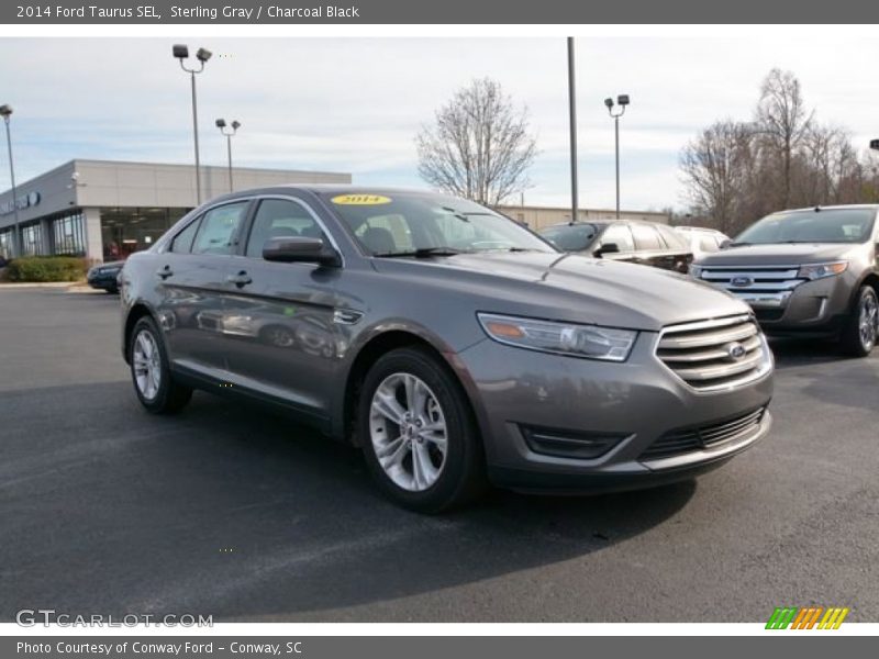Sterling Gray / Charcoal Black 2014 Ford Taurus SEL