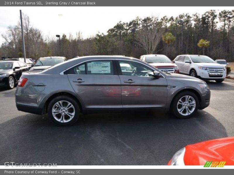 Sterling Gray / Charcoal Black 2014 Ford Taurus SEL