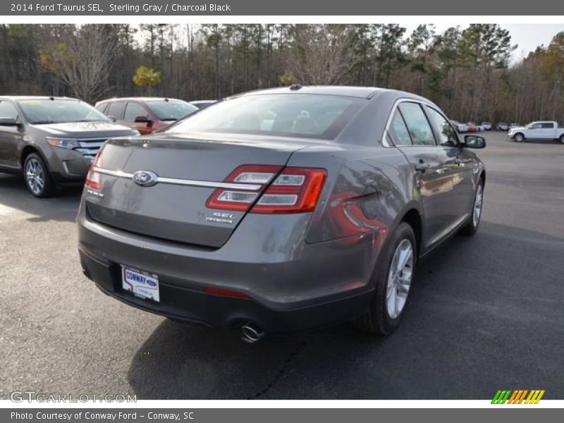 Sterling Gray / Charcoal Black 2014 Ford Taurus SEL