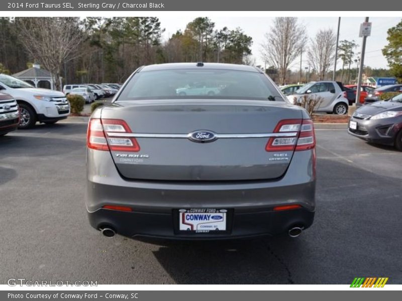 Sterling Gray / Charcoal Black 2014 Ford Taurus SEL
