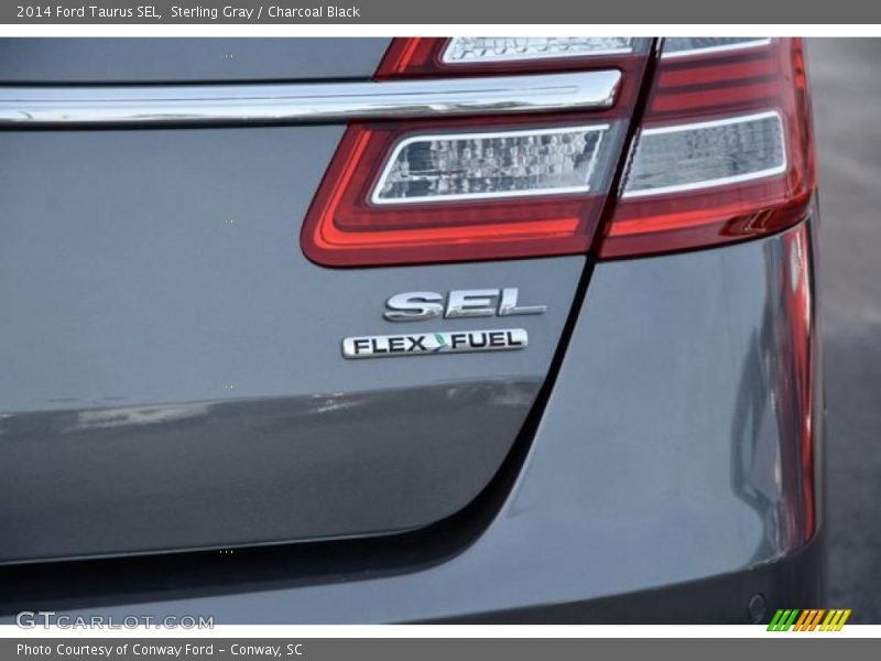 Sterling Gray / Charcoal Black 2014 Ford Taurus SEL