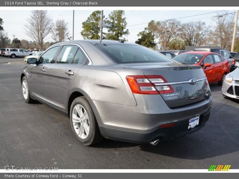 Sterling Gray / Charcoal Black 2014 Ford Taurus SEL