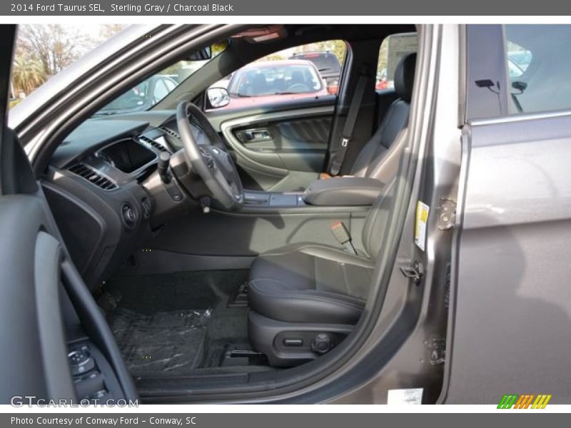 Sterling Gray / Charcoal Black 2014 Ford Taurus SEL