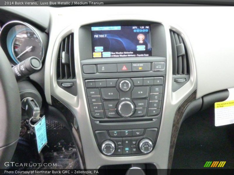 Luxo Blue Metallic / Medium Titanium 2014 Buick Verano