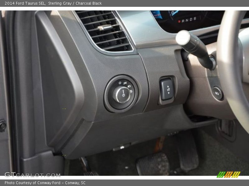 Sterling Gray / Charcoal Black 2014 Ford Taurus SEL