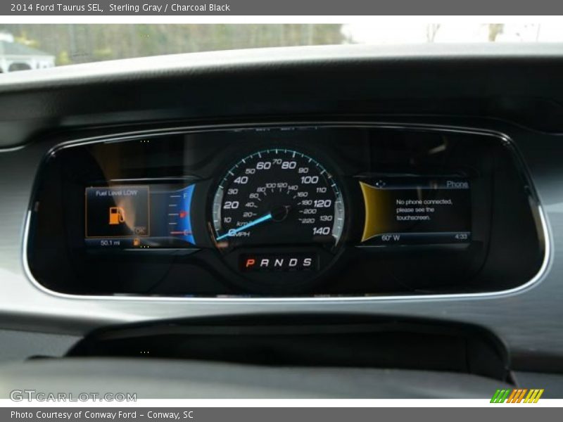 Sterling Gray / Charcoal Black 2014 Ford Taurus SEL