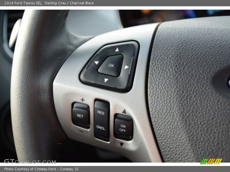 Sterling Gray / Charcoal Black 2014 Ford Taurus SEL