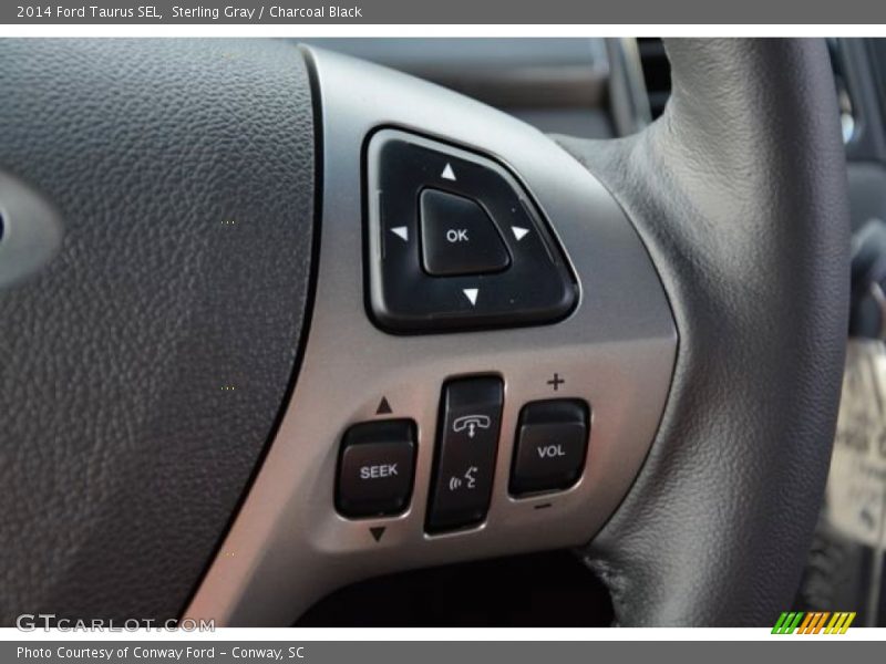 Sterling Gray / Charcoal Black 2014 Ford Taurus SEL