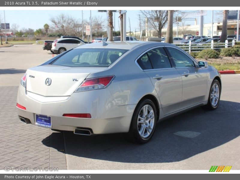 Palladium Silver Metallic / Ebony 2010 Acura TL 3.5