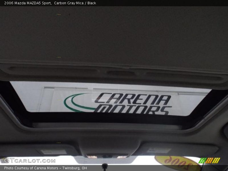 Carbon Gray Mica / Black 2006 Mazda MAZDA5 Sport