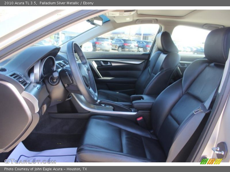 Palladium Silver Metallic / Ebony 2010 Acura TL 3.5