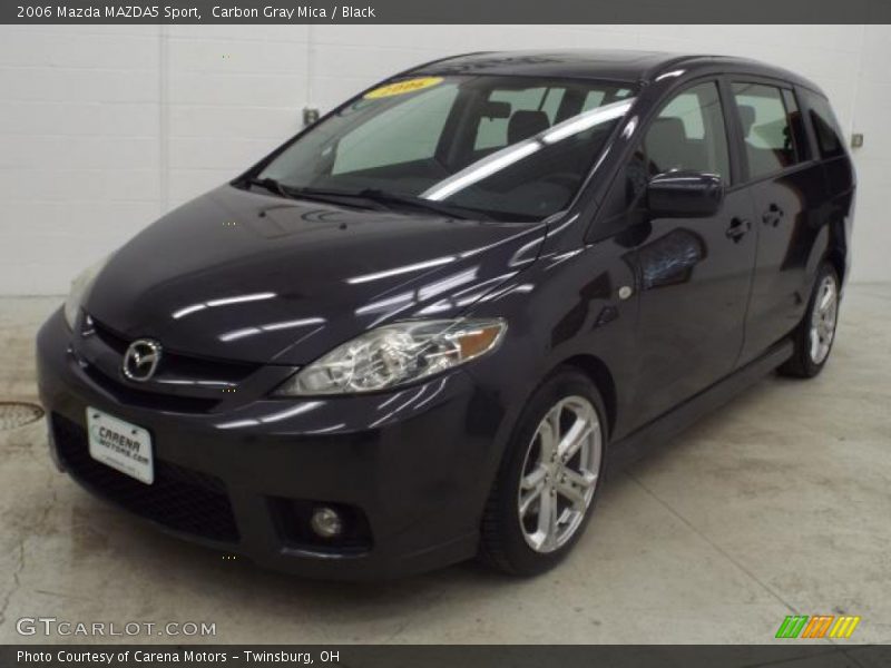 Carbon Gray Mica / Black 2006 Mazda MAZDA5 Sport