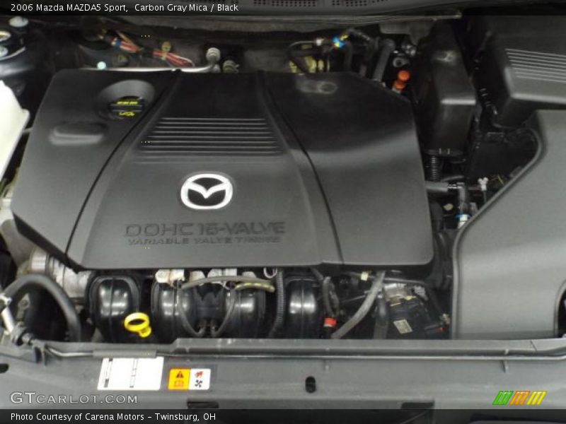 Carbon Gray Mica / Black 2006 Mazda MAZDA5 Sport