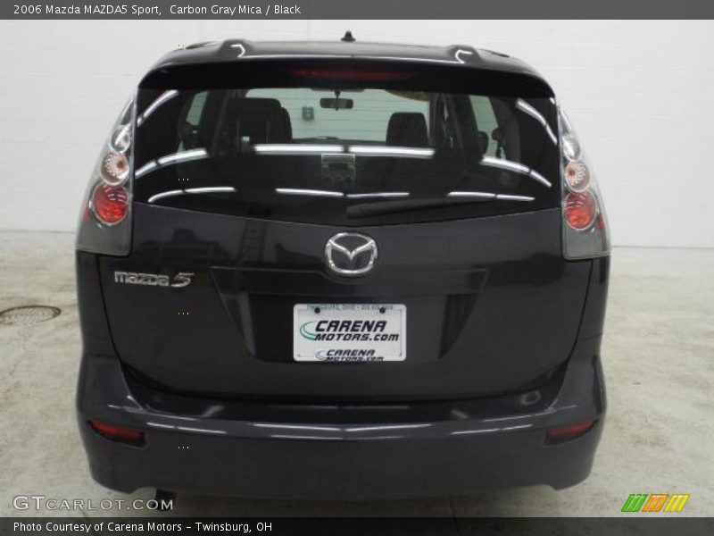 Carbon Gray Mica / Black 2006 Mazda MAZDA5 Sport