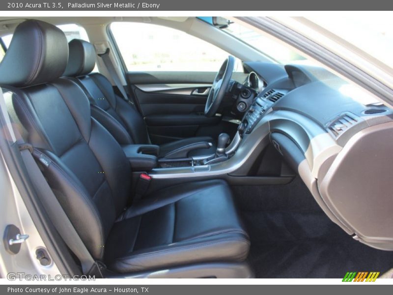 Palladium Silver Metallic / Ebony 2010 Acura TL 3.5