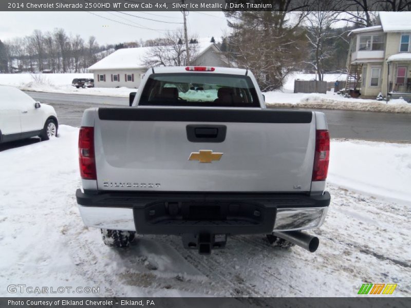 Silver Ice Metallic / Dark Titanium 2014 Chevrolet Silverado 2500HD WT Crew Cab 4x4