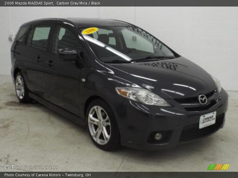 Carbon Gray Mica / Black 2006 Mazda MAZDA5 Sport