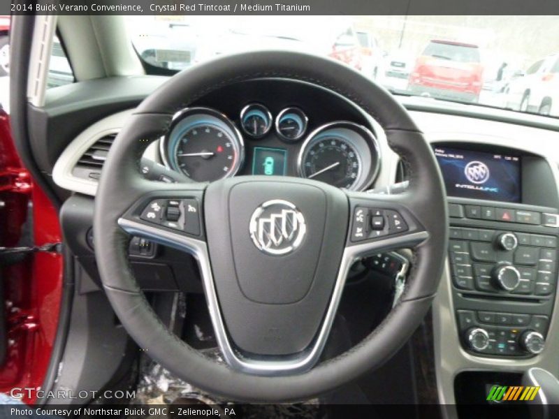 Crystal Red Tintcoat / Medium Titanium 2014 Buick Verano Convenience