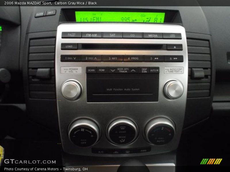 Carbon Gray Mica / Black 2006 Mazda MAZDA5 Sport