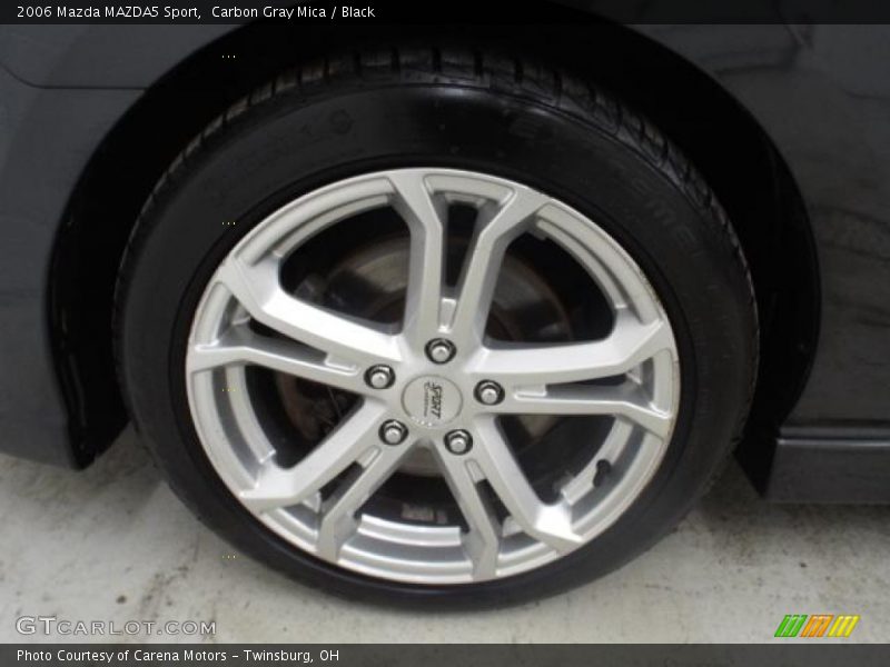 Carbon Gray Mica / Black 2006 Mazda MAZDA5 Sport
