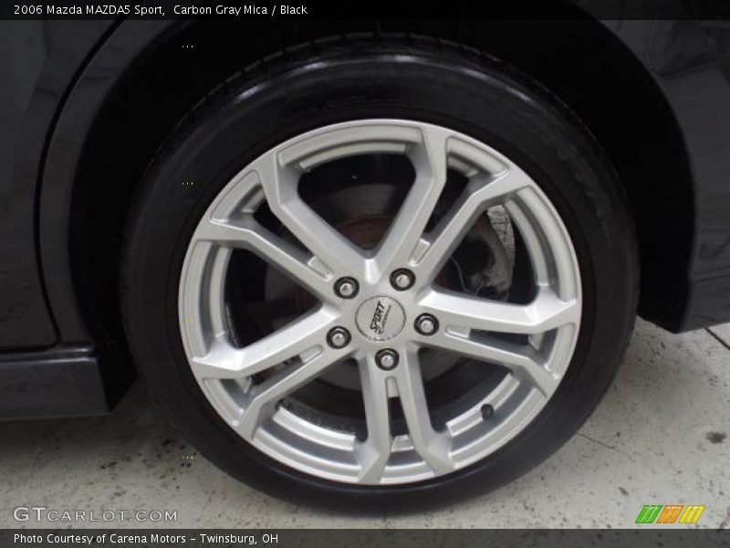 Carbon Gray Mica / Black 2006 Mazda MAZDA5 Sport