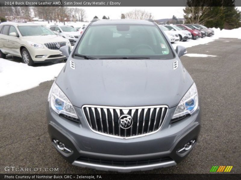 Satin Steel Gray Metallic / Ebony 2014 Buick Encore Leather AWD