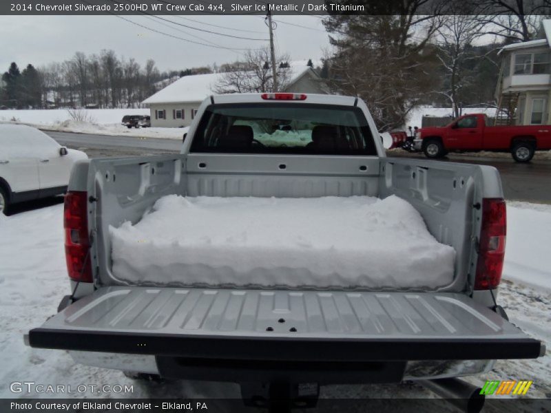 Silver Ice Metallic / Dark Titanium 2014 Chevrolet Silverado 2500HD WT Crew Cab 4x4