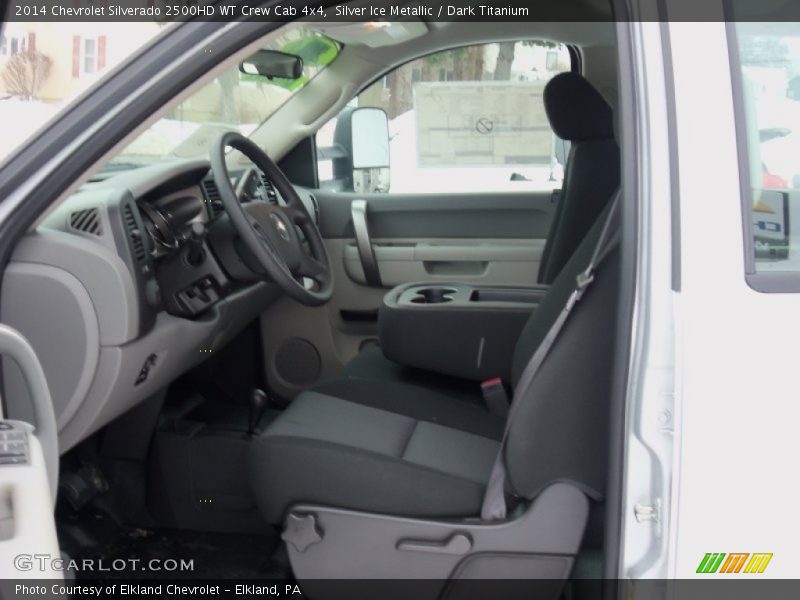 Silver Ice Metallic / Dark Titanium 2014 Chevrolet Silverado 2500HD WT Crew Cab 4x4