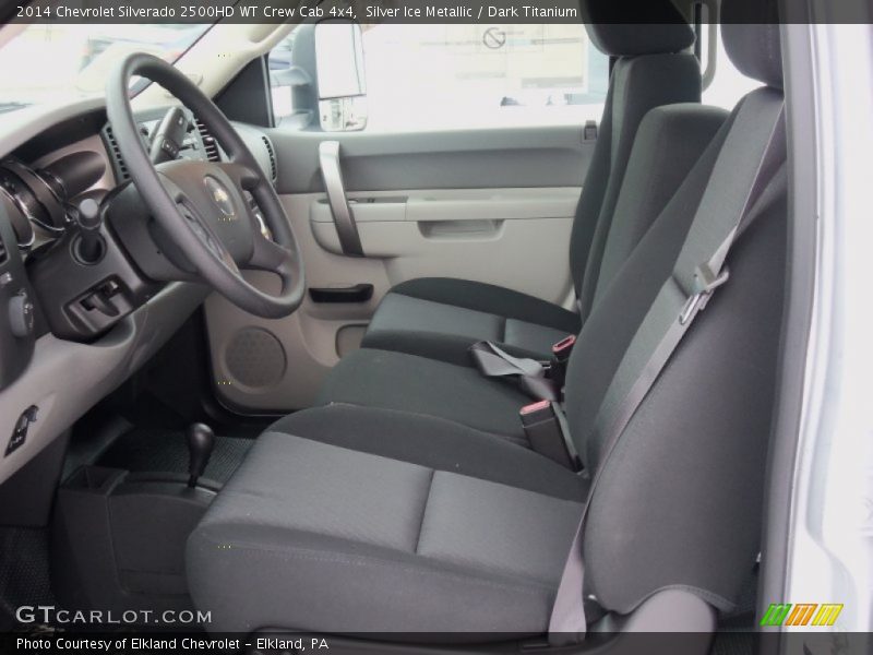 Silver Ice Metallic / Dark Titanium 2014 Chevrolet Silverado 2500HD WT Crew Cab 4x4