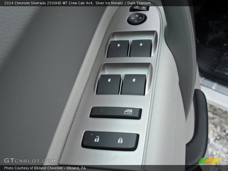 Silver Ice Metallic / Dark Titanium 2014 Chevrolet Silverado 2500HD WT Crew Cab 4x4