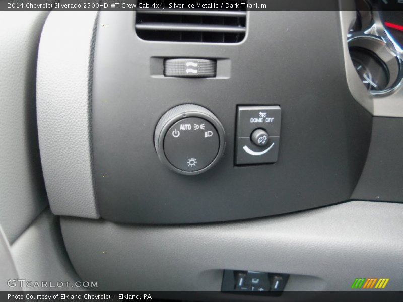 Silver Ice Metallic / Dark Titanium 2014 Chevrolet Silverado 2500HD WT Crew Cab 4x4