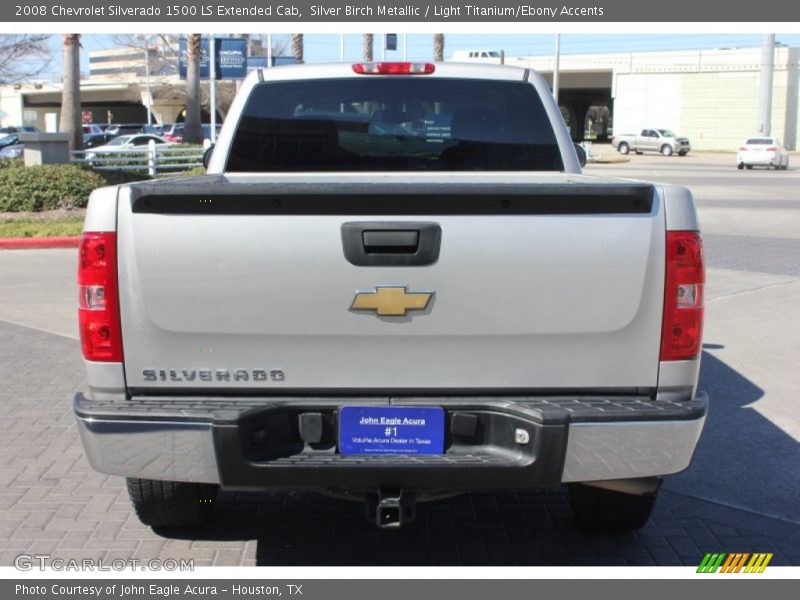 Silver Birch Metallic / Light Titanium/Ebony Accents 2008 Chevrolet Silverado 1500 LS Extended Cab